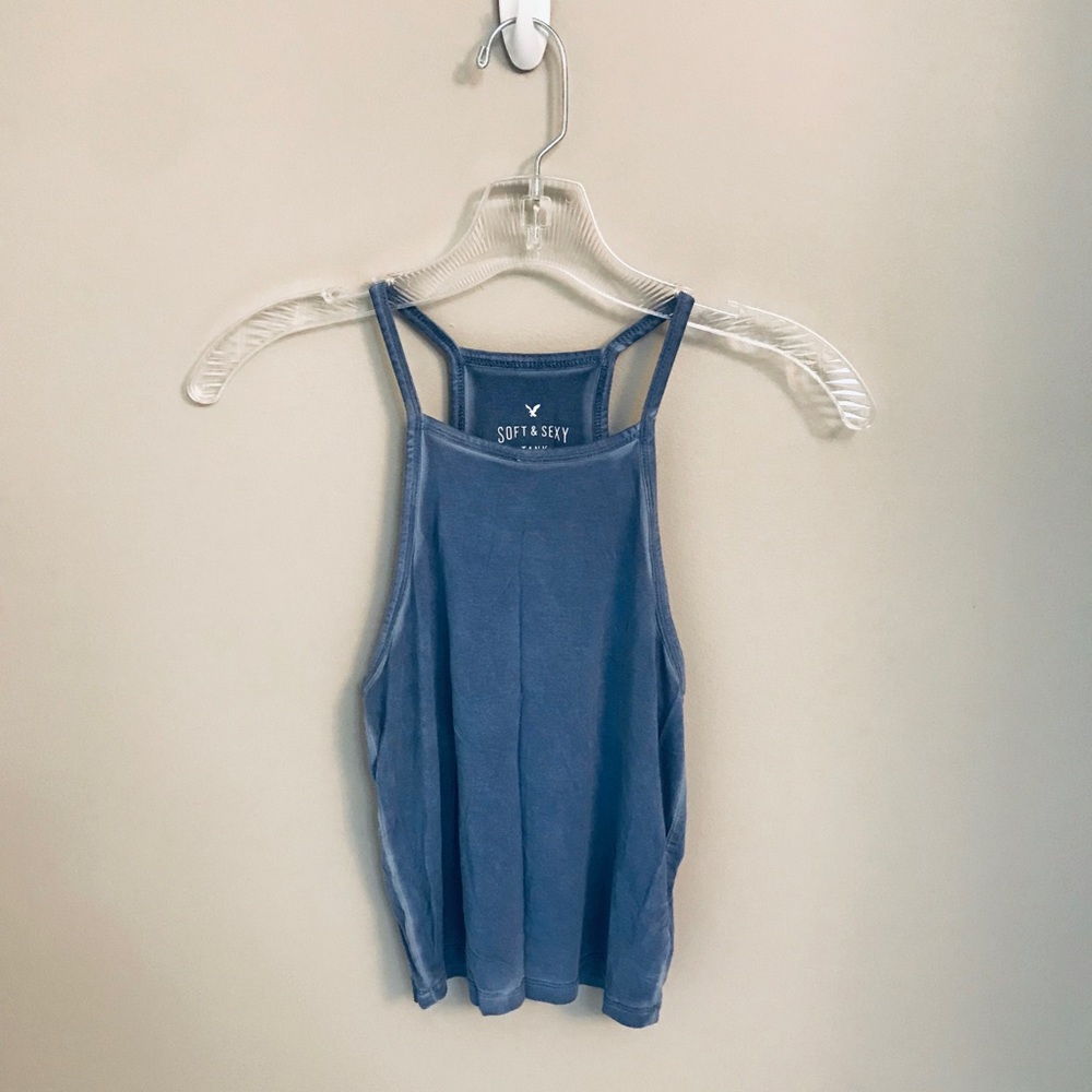 SOLD — American Eagle Cropped Halter Top